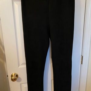 Gretchen Scott Gripe Less pant . Washable suede like material . Black XL